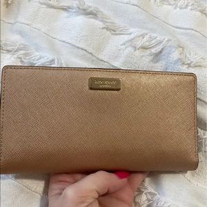 Kate Spade Rose Gold Wallet